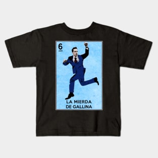 Loteria Mexicana Josh Hawley Mierda De Gallina Wimp Kids T-Shirt